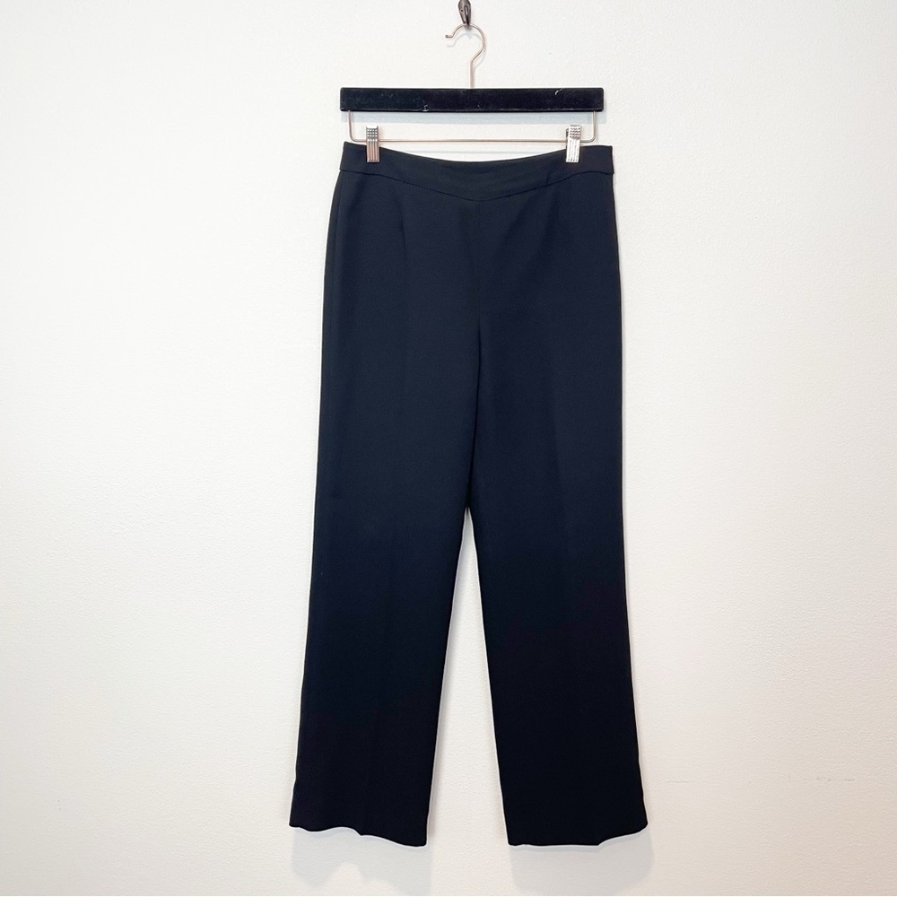 Evan Picone Straight Leg Black Trouser Suit Pants Black Size 4P